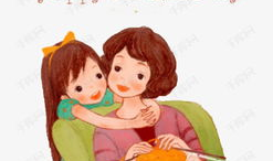 母女动漫图,温馨动漫图中的温馨时光